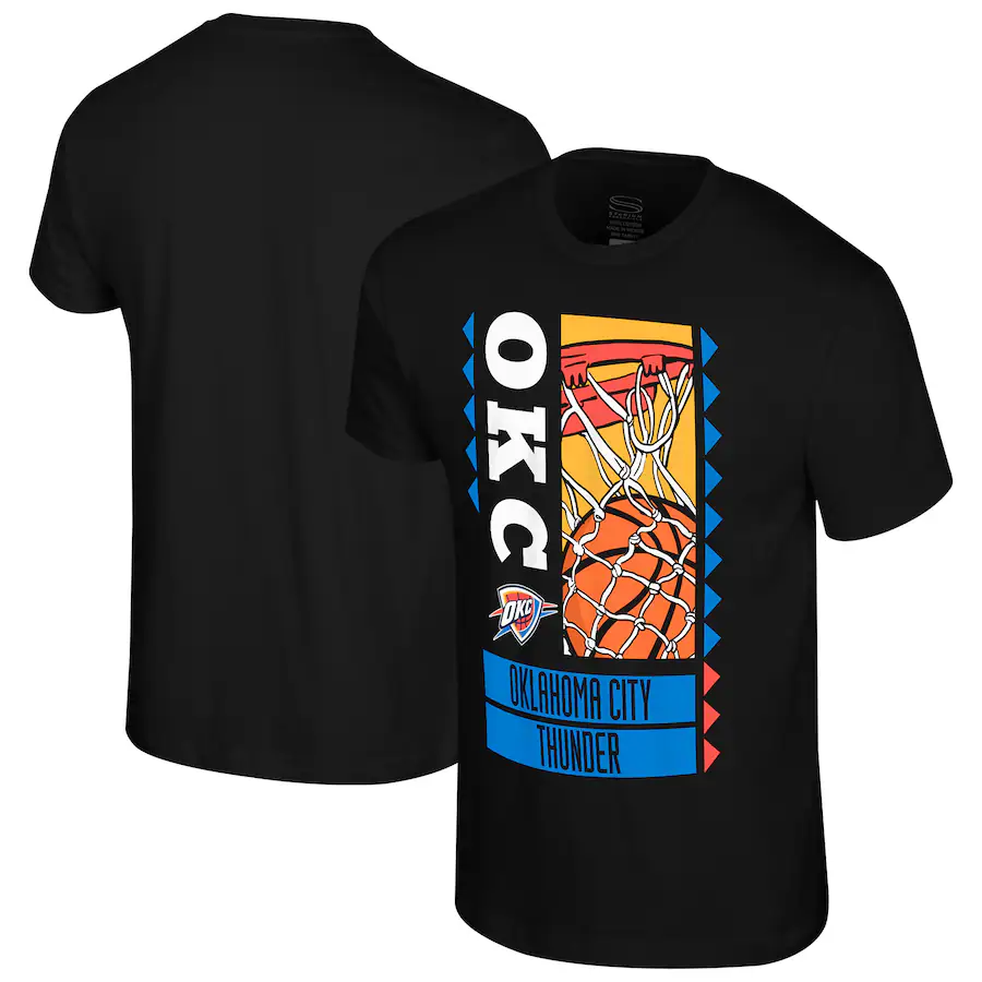 Men's Oklahoma City Thunder Stadium Essentials Black Ballin T-Shirt Men's Oklahoma City Thunder Stadium Essentials Black Ballin T-Shirt